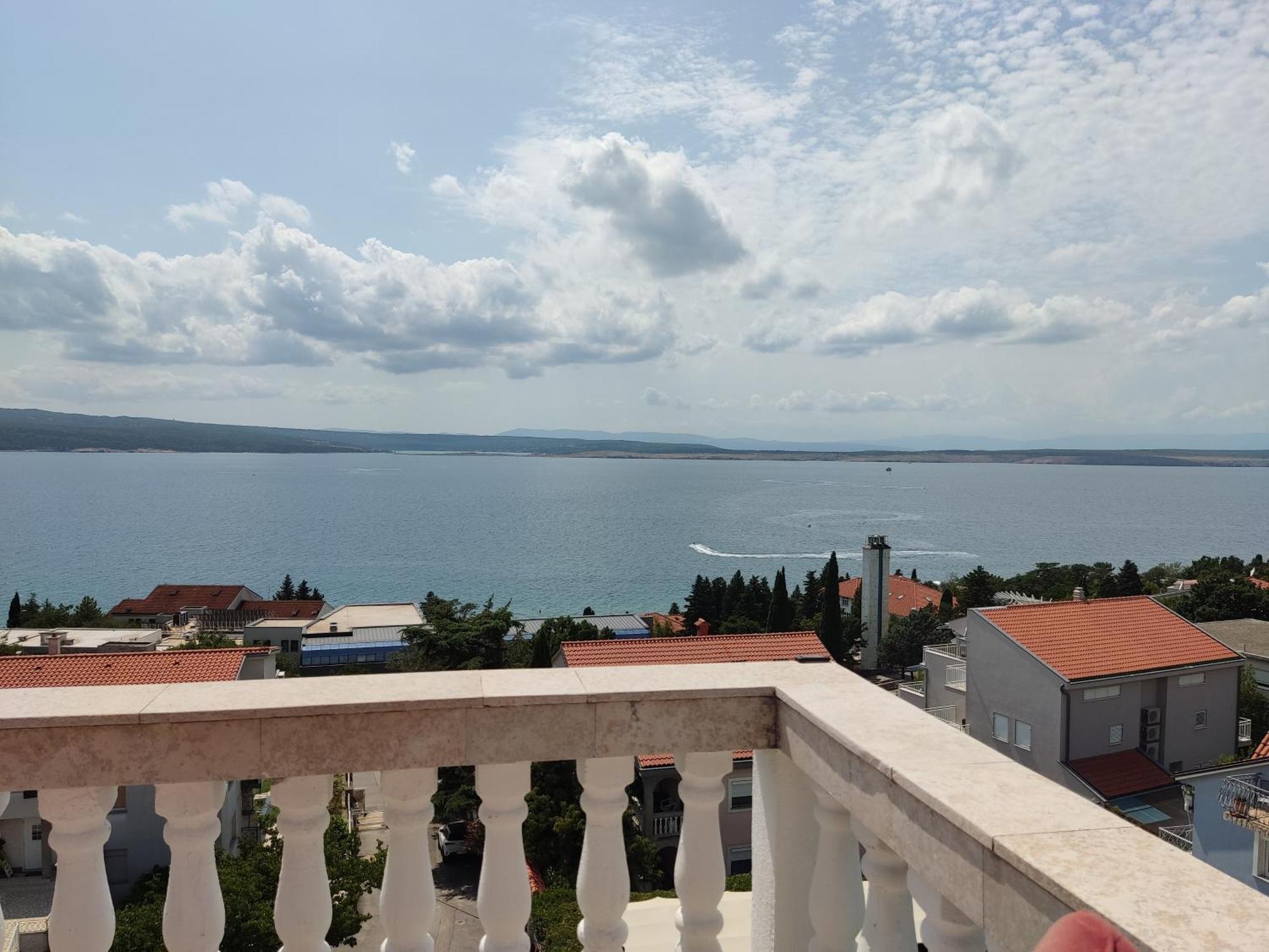 Panorama View Close Sandy Beach 100M To Talasoterapija, Crikvenica Ngoại thất bức ảnh