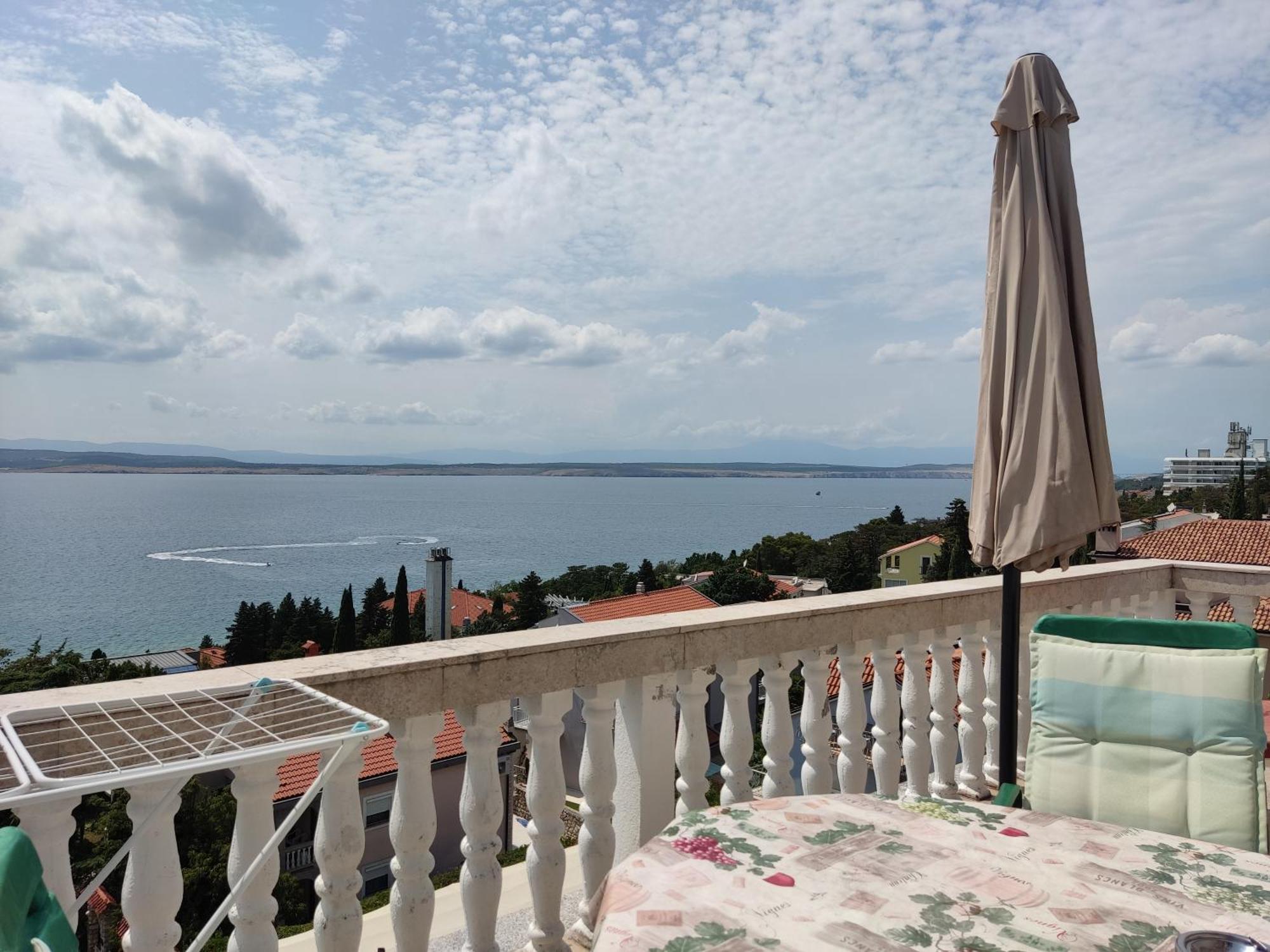 Panorama View Close Sandy Beach 100M To Talasoterapija, Crikvenica Ngoại thất bức ảnh